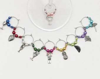 Cocktail Wine Charm Set (10)