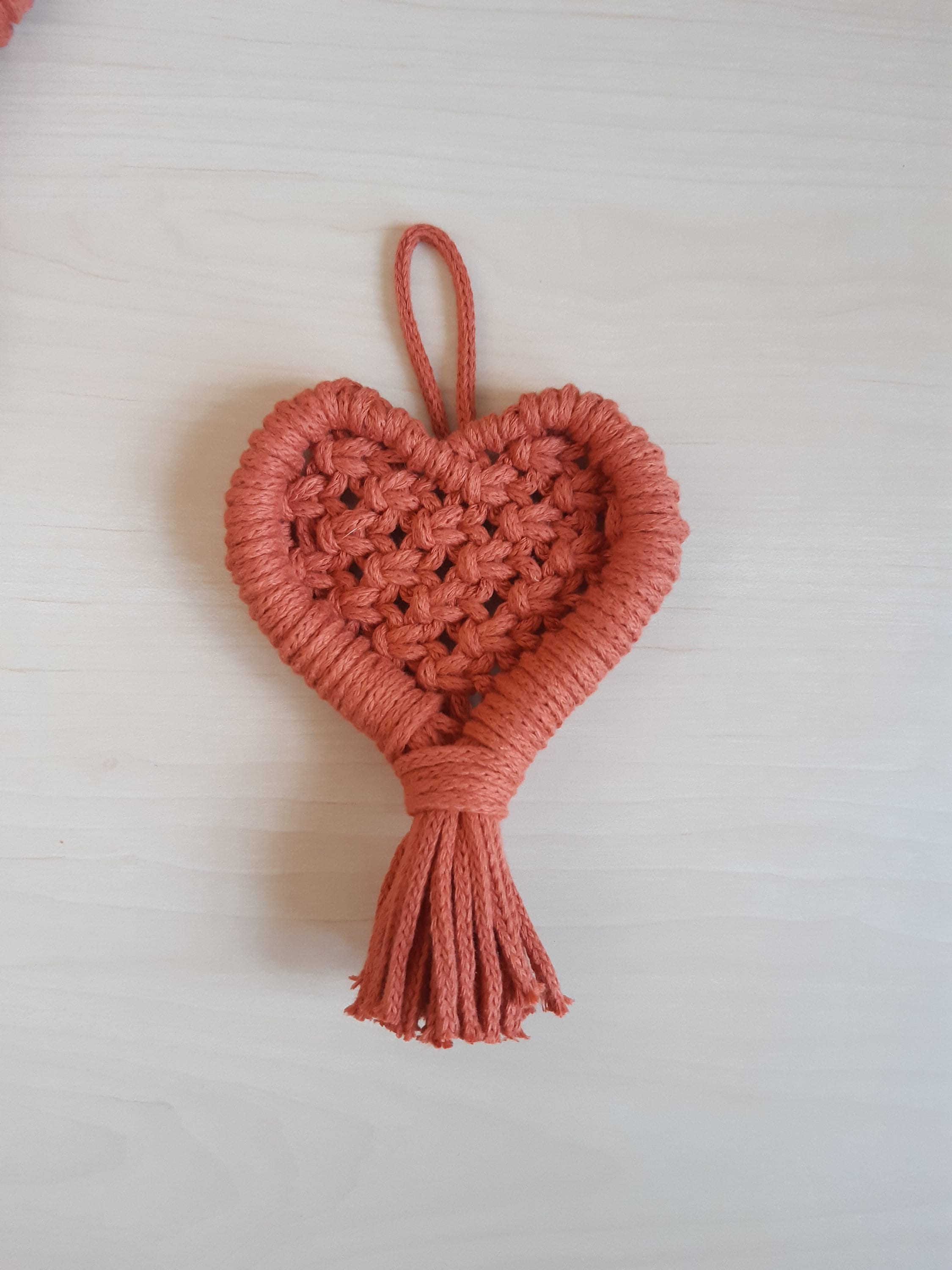 Macrame Hanging Heart Macrame Heart Wall Hanging Valentines Etsy