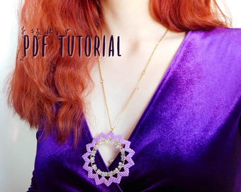 PDF Collar de pendientes de flores de macramé / Guía paso a paso de bricolaje Joyas de macramé / Libro guía de imágenes