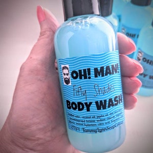 Oh Man! Body Wash!, Men's Shower Gel, Liquid Soap.