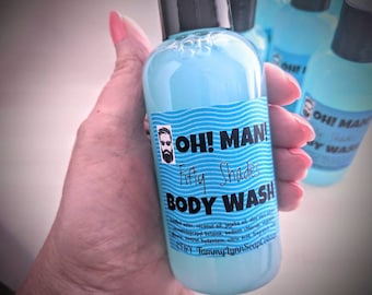 ¡Oh hombre! ¡Body Wash!, Gel de ducha para hombre, Jabón líquido.