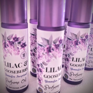 Lilac and Gooseberry Perfume Oil, Inspired by Yennefer of Vengerberg, Witcher, Cosplay, Gaming