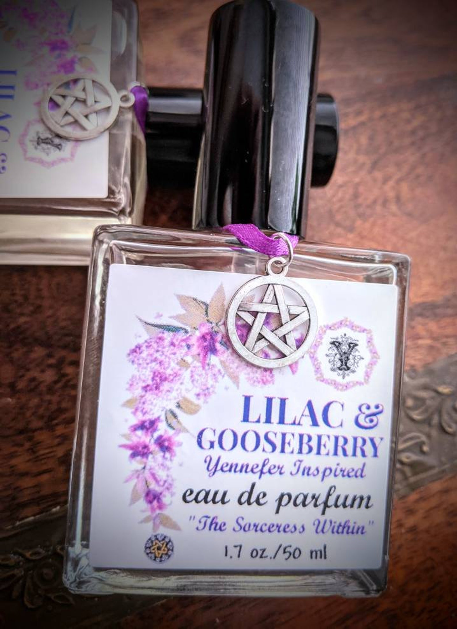 Lilac and Gooseberry Perfume Spray 1.7 Oz. Glass Bottle Etsy