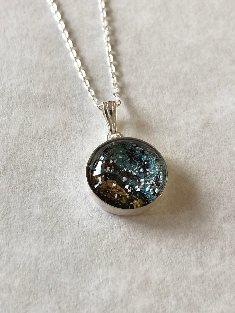 Silver Memorial Necklace Ash Pendant Pet Urn Cremation Jewelry Pet Urn Ashes Memorial Necklace Sterling Silver Setting