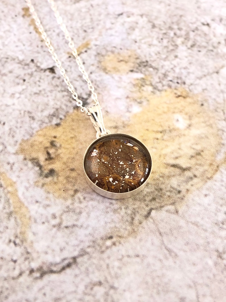 Silver Memorial Necklace Ash Pendant Pet Urn Cremation Jewelry Pet Urn Ashes Memorial Necklace Sterling Silver Setting