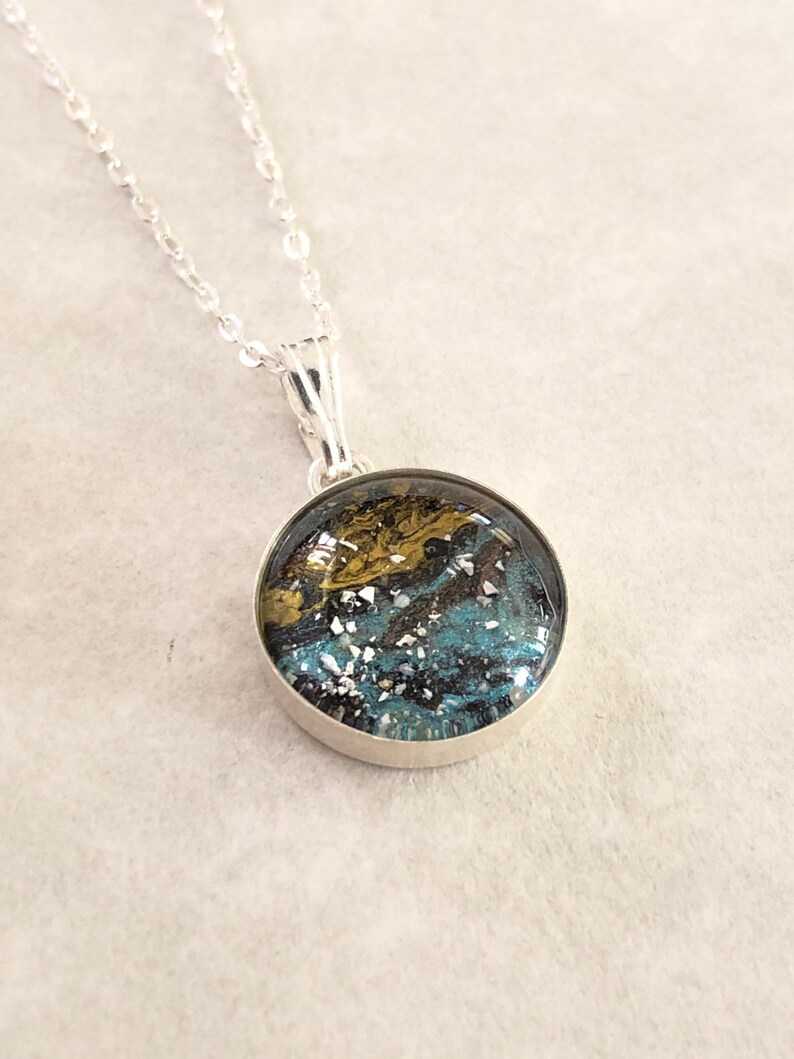 Silver Memorial Necklace Ash Pendant Pet Urn Cremation Jewelry Pet Urn Ashes Memorial Necklace Sterling Silver Setting
