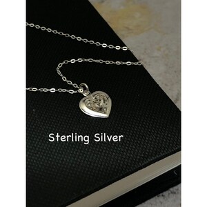 Sterling Silver Heart Cremation Necklace, Heart Pendant, Cremation Charm, Ash Necklace, Ash Jewelry, Pet Loss, Gold Heart Memorial Necklace,