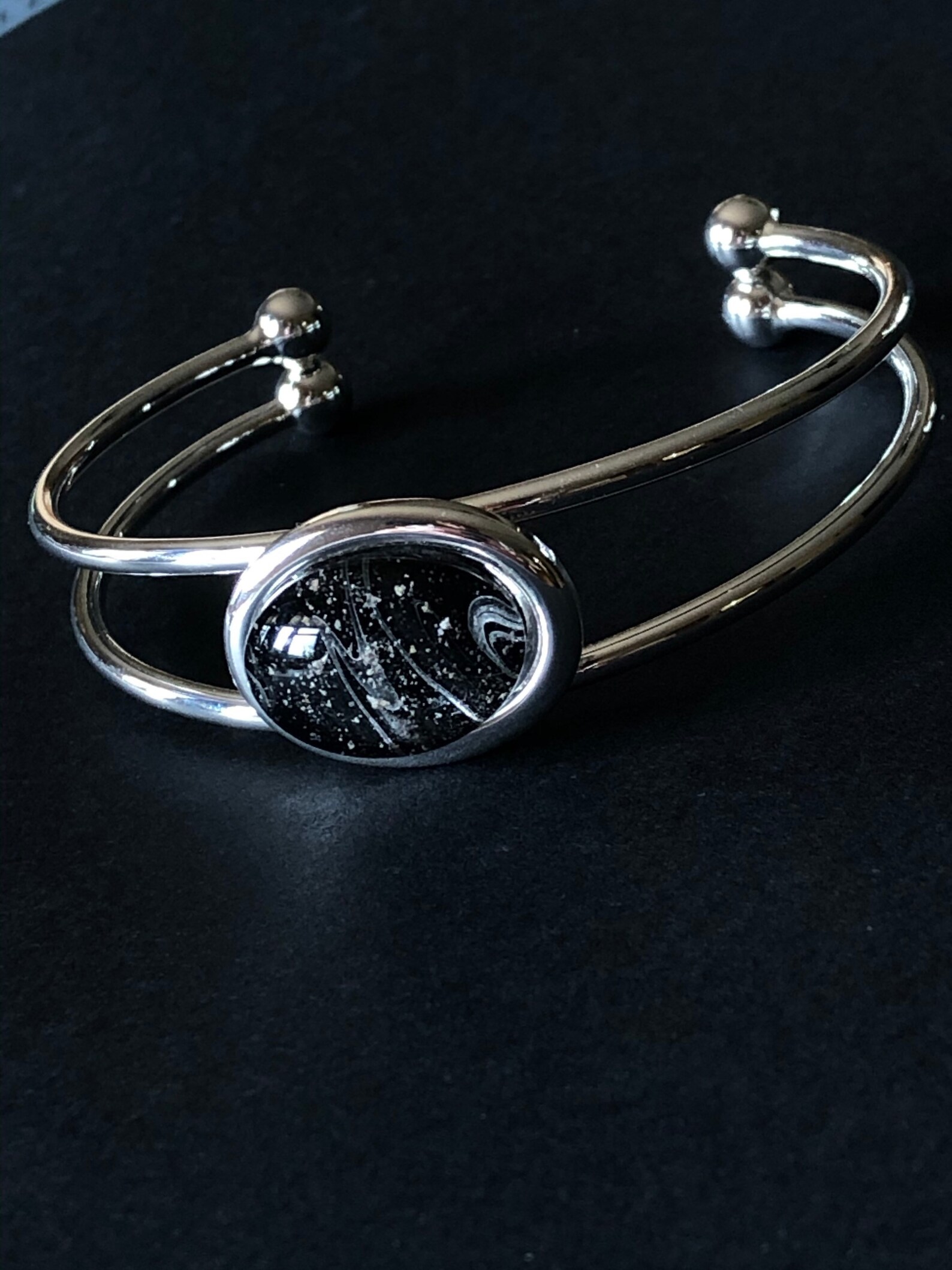 Sterling Silver Cremation Bracelet Memorial Bracelet Silver Etsy