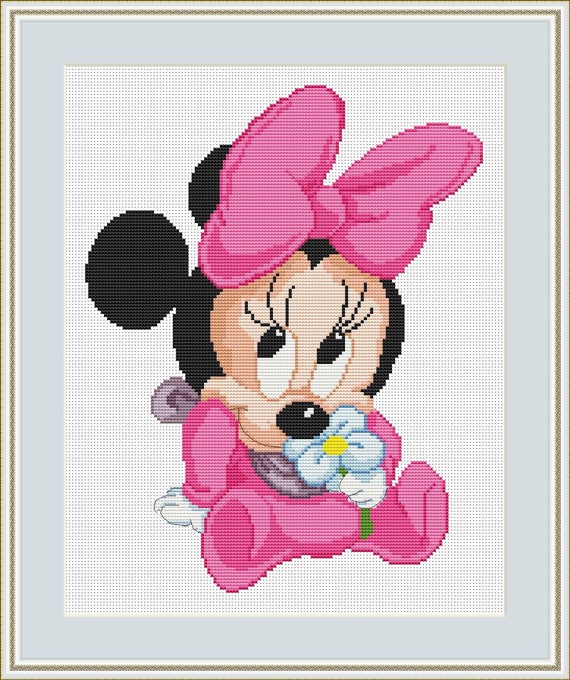 Minnie Mouse Cross Stitch Chart
