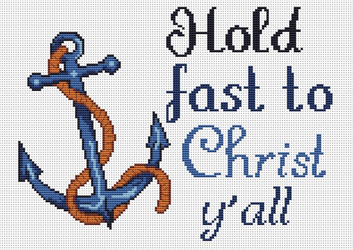 Anchor cross stitch pattern Anchor design cross stitch Anchor Etsy
