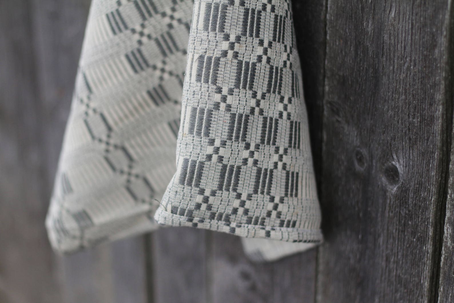 Gray Checkered Pure Linen Towel Kitchen Tea Towel Home Decor - Etsy