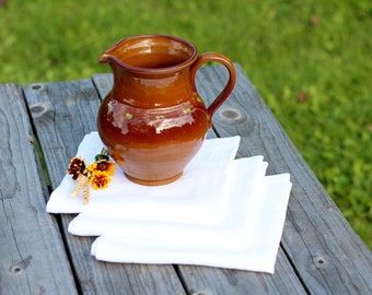 WHITE Linen napkins 12" 14" 16" 18" 20"/ flax/ linens housewares/ tablecloth/ Wedding/ Easter/Thanksgiving gift