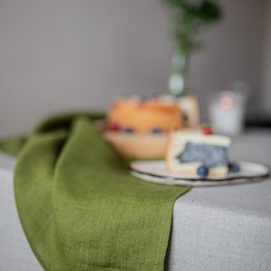 Olive green linen kitchen towels, eco friendly flax tea towel, linen dish towel,home decor towel, handmade kitchen towels, soft hand towels
