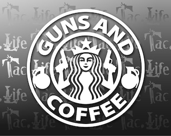 Download Guns And Coffee Svg Etsy