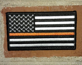 Orange Line US Flag (Search and Rescue) - Morale/Tactical Patch