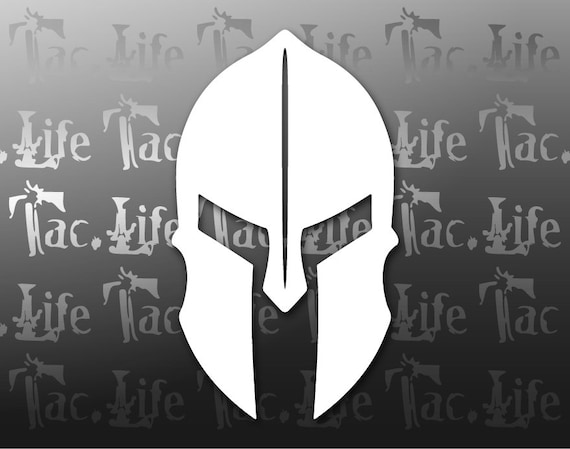 Gladiator Helmet Spartan Roman vinyl decal sticker many sizes and colors