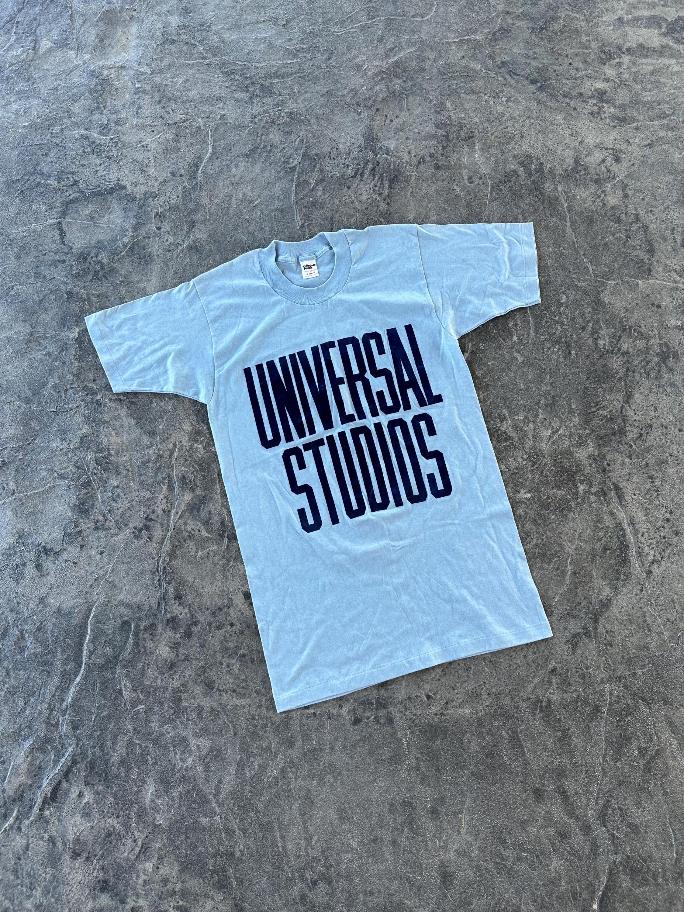 Universal Blue Graphic Tee - Etsy
