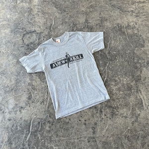 James Bond A View To A Kill Ginger Ale Movie Single Stitch T Shirt Gray 80s Vintage Medium