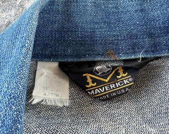 Maverick Gジャン USA製70〜80sビンテージMAVERICKマーベリックデニムジャケットG