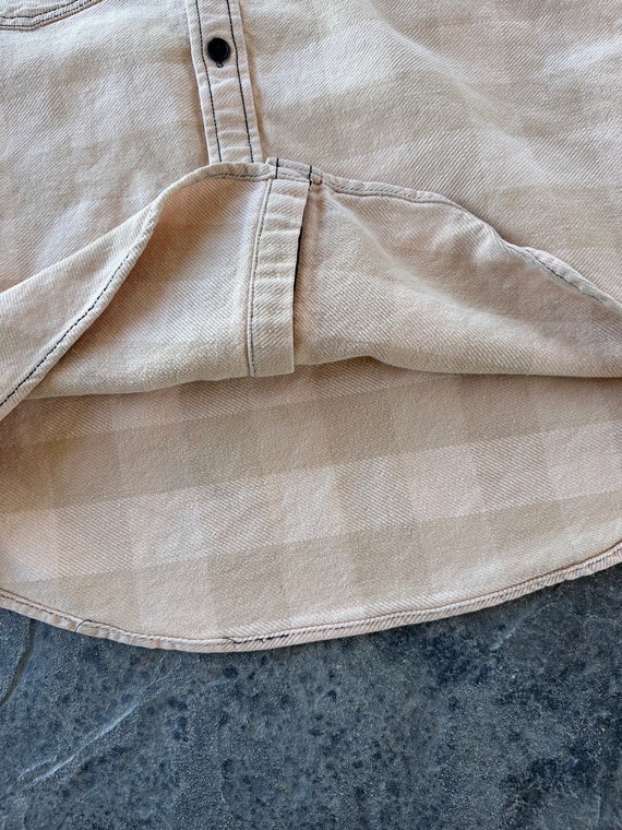 All Cotton Long Sleeve Checkered Button Down Shir… - image 6