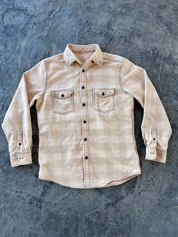 All Cotton Long Sleeve Checkered Button Down Shir… - image 3