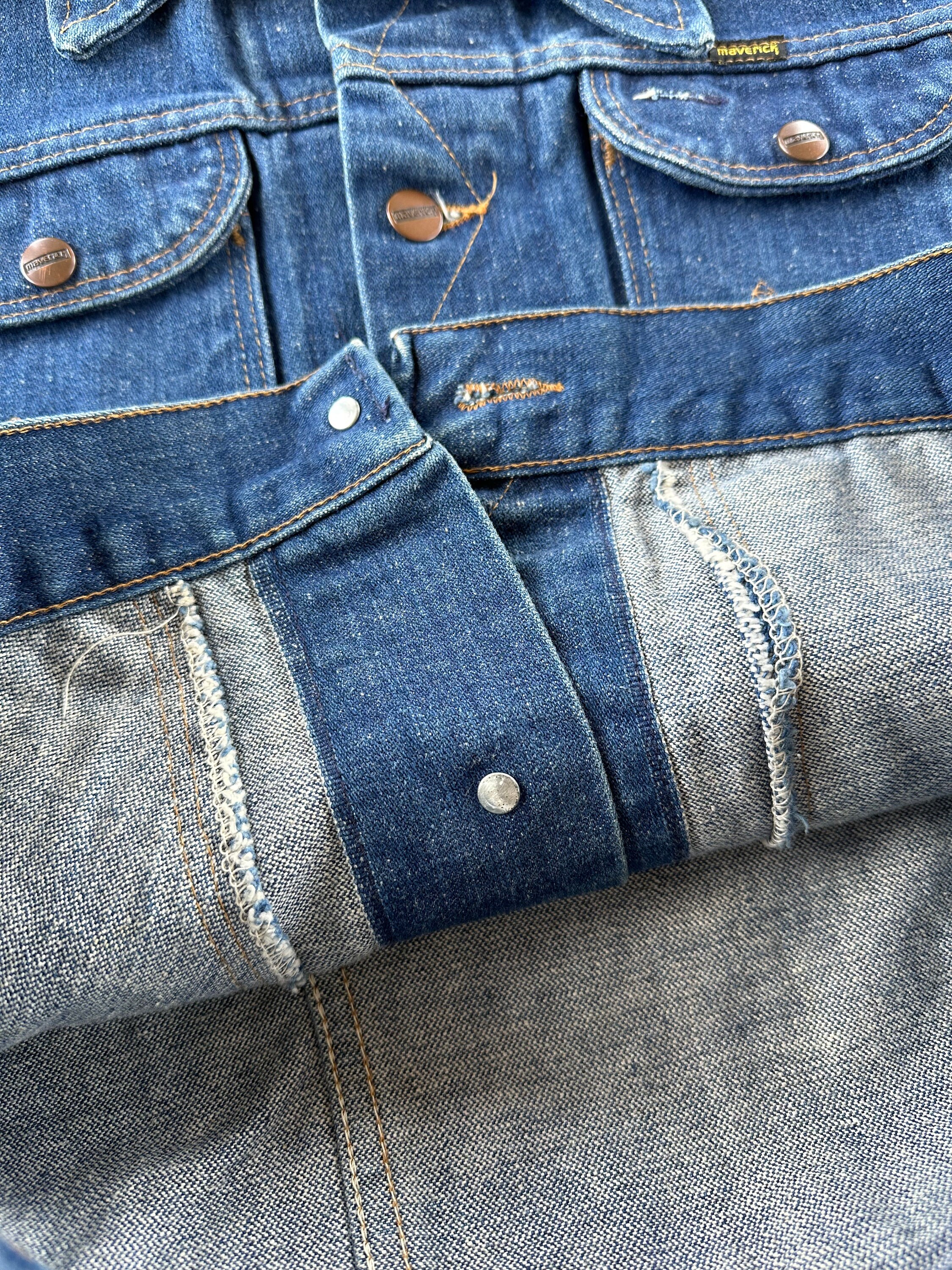 Maverick Blue Bell Selvedge Denim Jean Type 3 Trucker Jacket Maverick Blue Bell Selvedge Denim Jean Type 3 Trucker Jacket