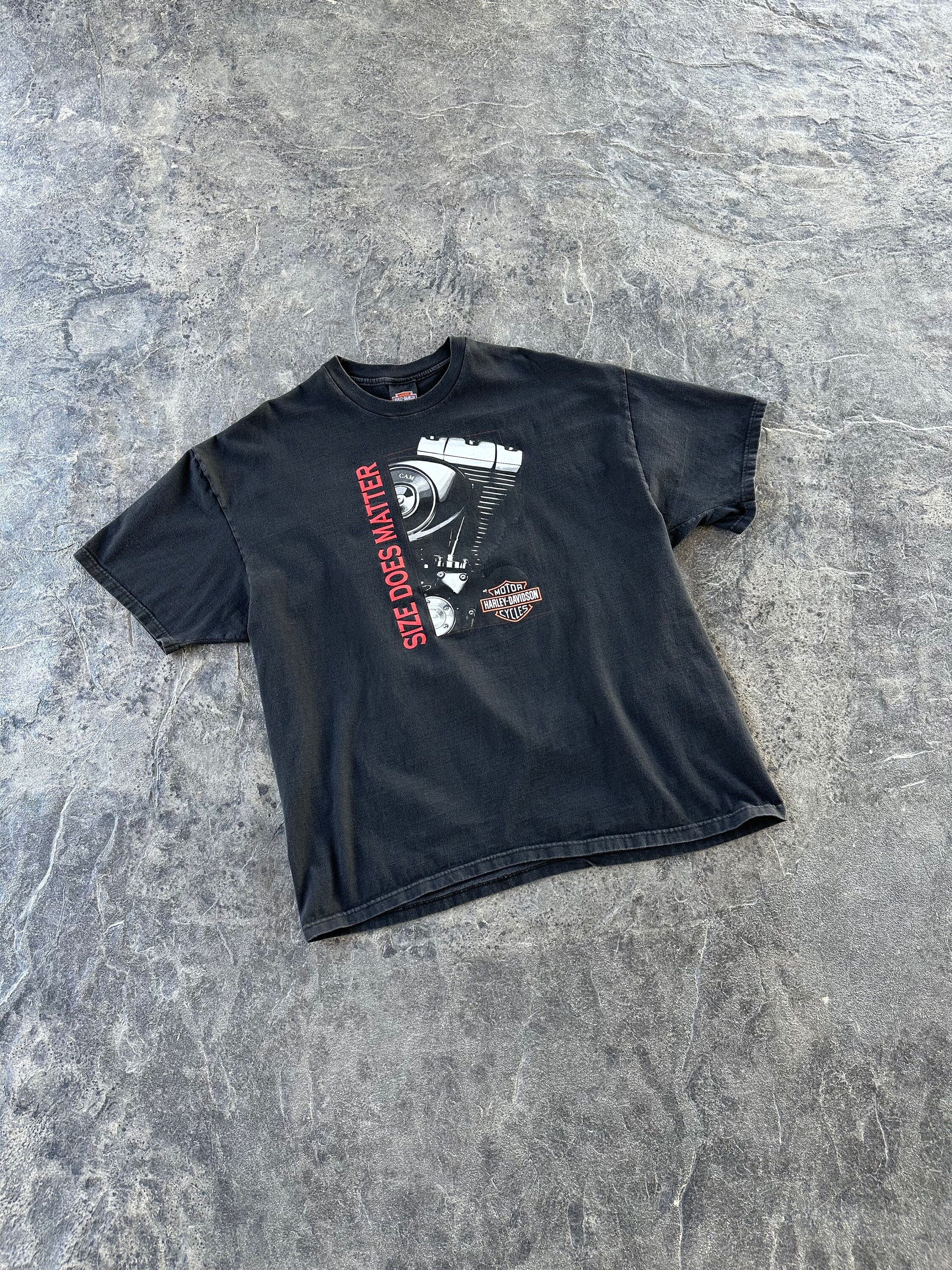Harley Davidson Size Does Matter Beaverton Oregon Double Sided 