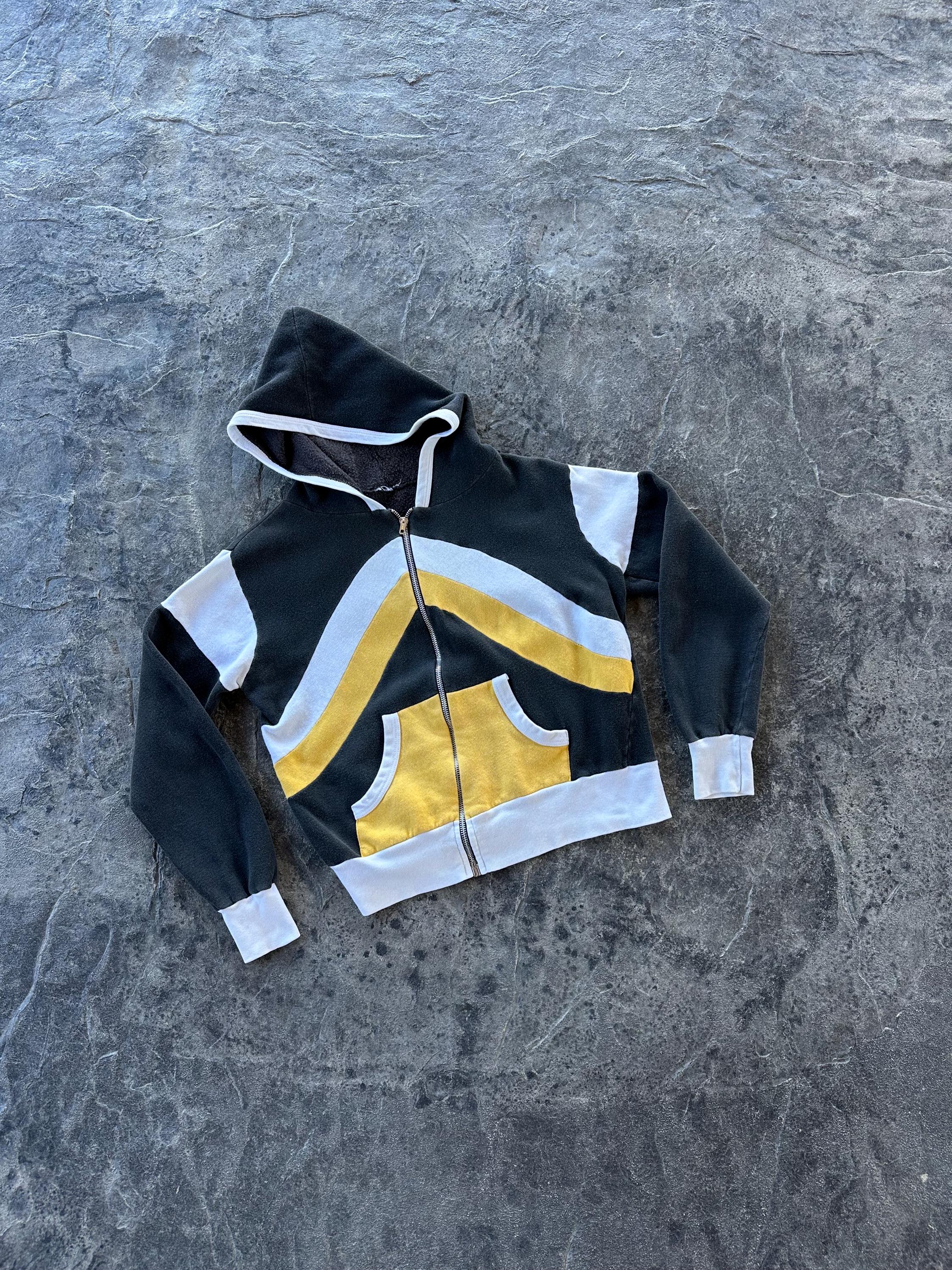 Yellow Stripe Hoodie - Etsy