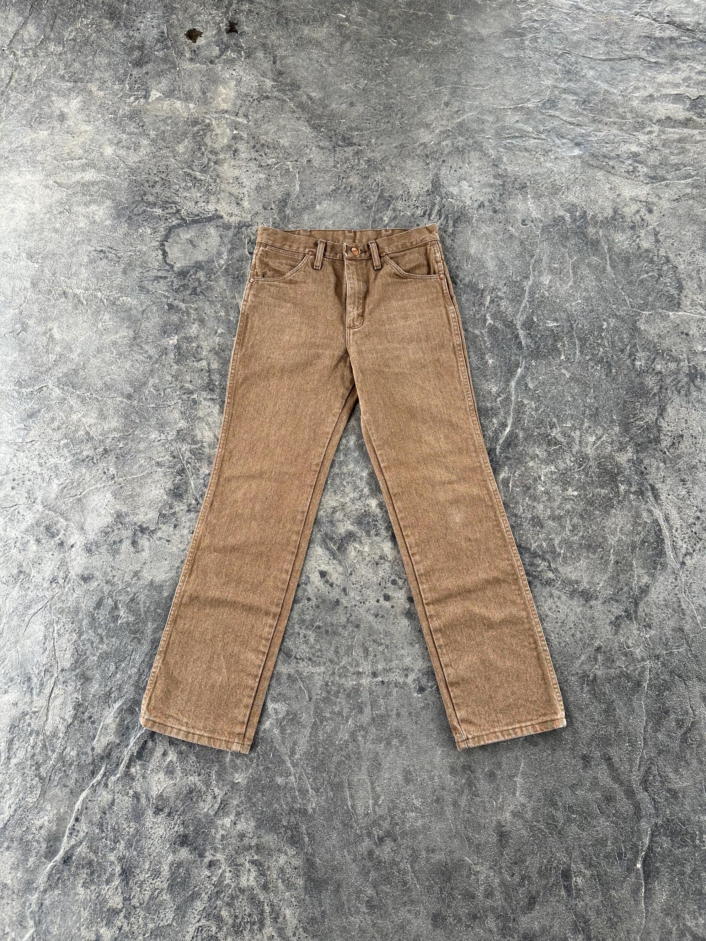 Wrangler Brown Jeans - Etsy