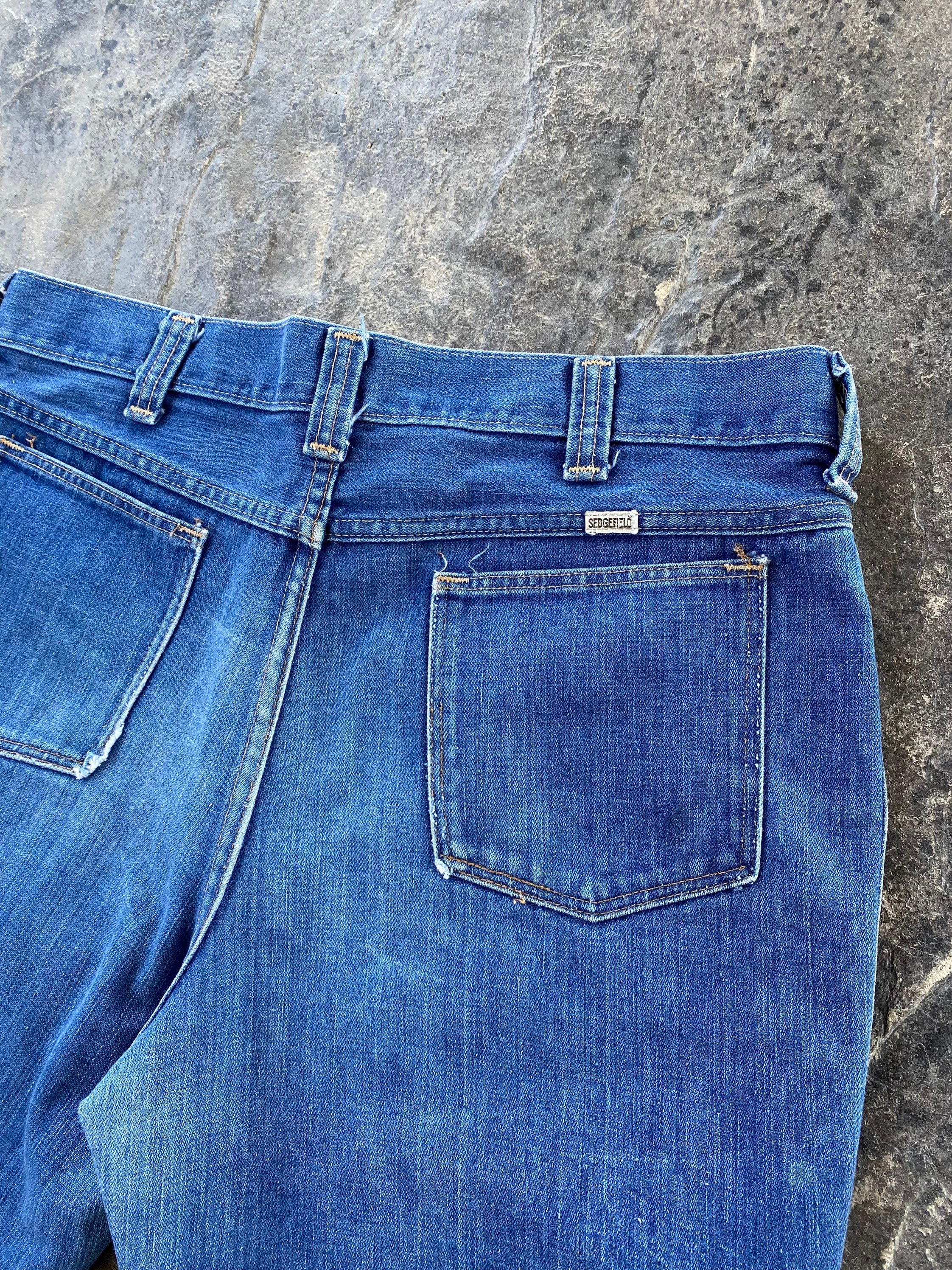70s High Waist Flared Jeans | Men's Denim Jeans | Rad by Radgang