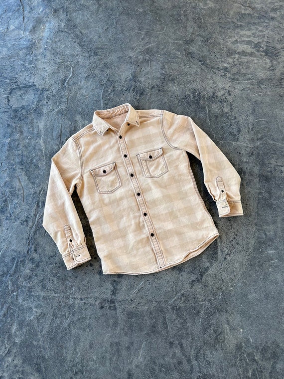 All Cotton Long Sleeve Checkered Button Down Shir… - image 1