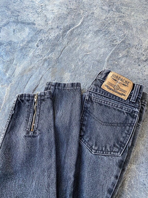 90s Jordache Tapered Leg Ankle Zip 