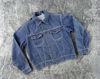 Vintage 1960's/70's ROEBUCKS Denim Jean Jacket / Sears Roebuck and
