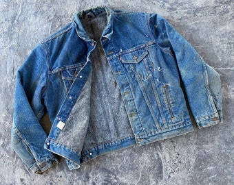 levi's blanket lined trucker jacket