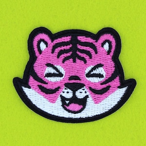 Wild Cat Tiger Patch | Iron-on Patch | Embroidered Patch | Tiger Patch