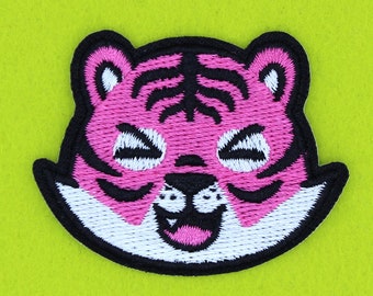 Wild Cat Tiger Patch | Iron-on Patch | Embroidered Patch | Tiger Patch