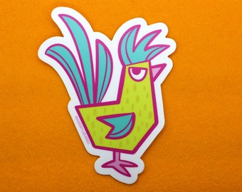 Chicken Vinyl Sticker | Chicken Sticker | Vinyl Sticker | Waterproof Sticker