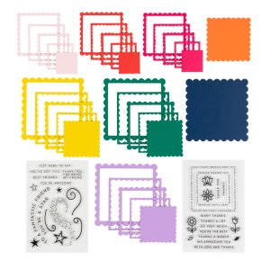 Kingston Crafts Stamps and Frames your choice of Circles or Squares square