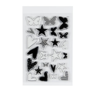 Kingston Crafts Photopolymer Stamp coordinates with our Chipboard Embellishment shapes image 1