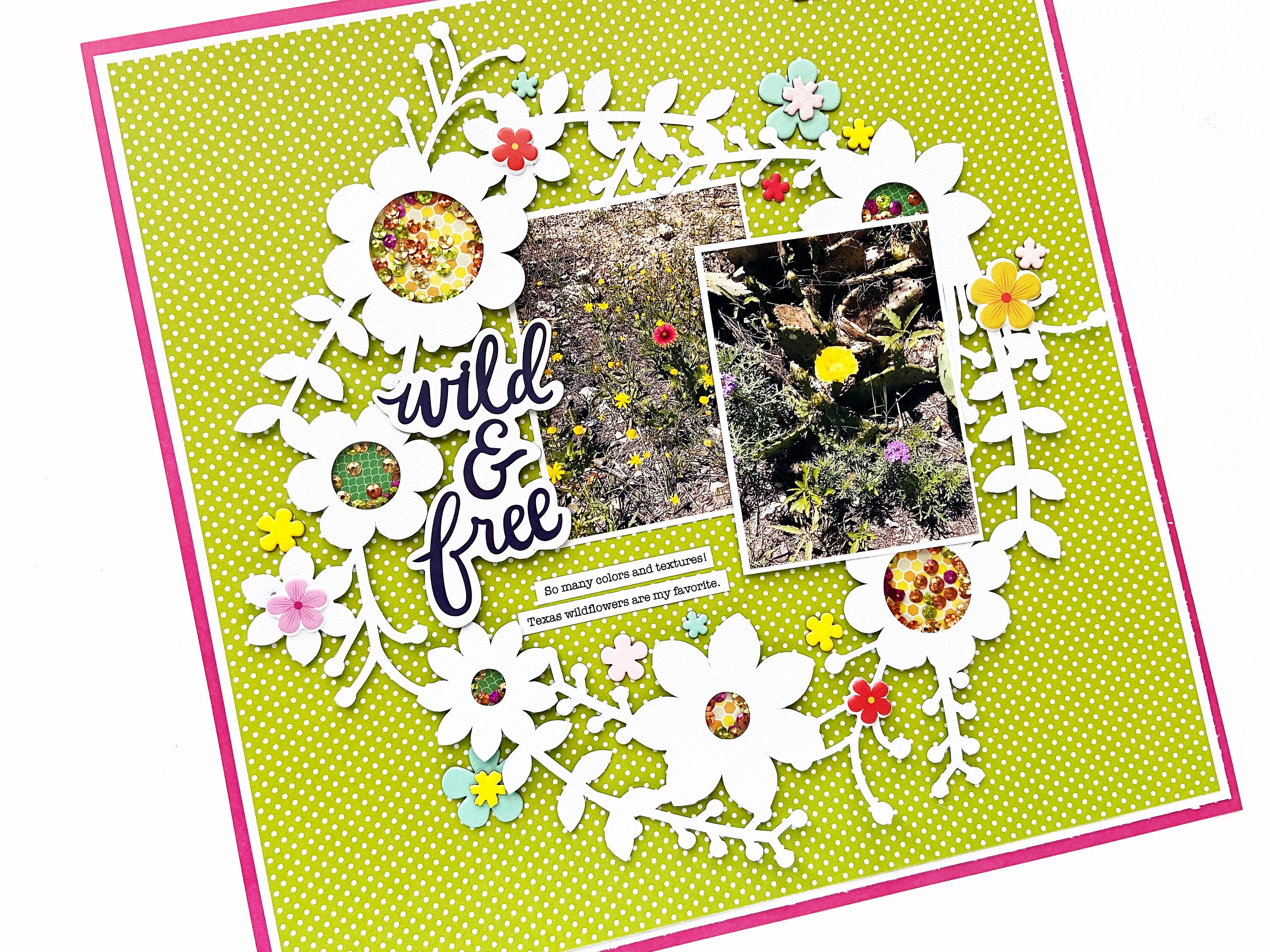 Kingston Crafts Flowers and Leaves Chipboard Etsy