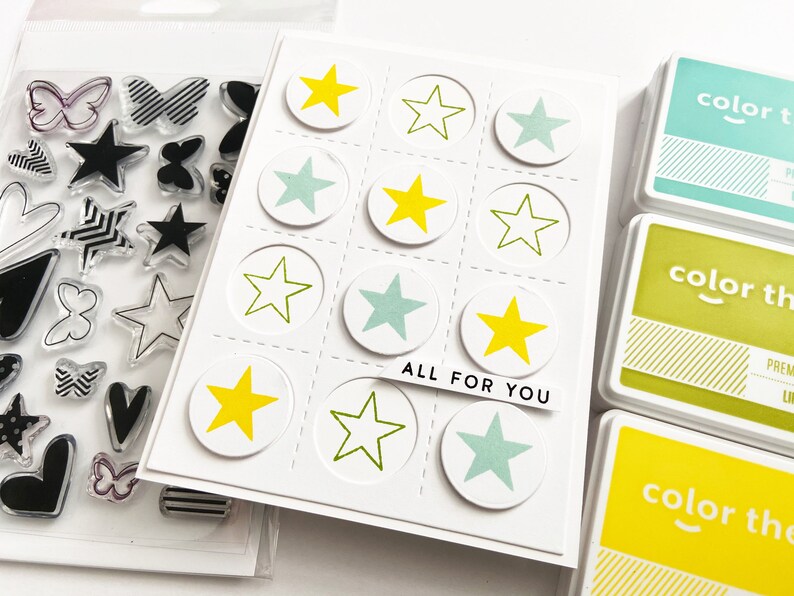 Kingston Crafts Photopolymer Stamp coordinates with our Chipboard Embellishment shapes image 5