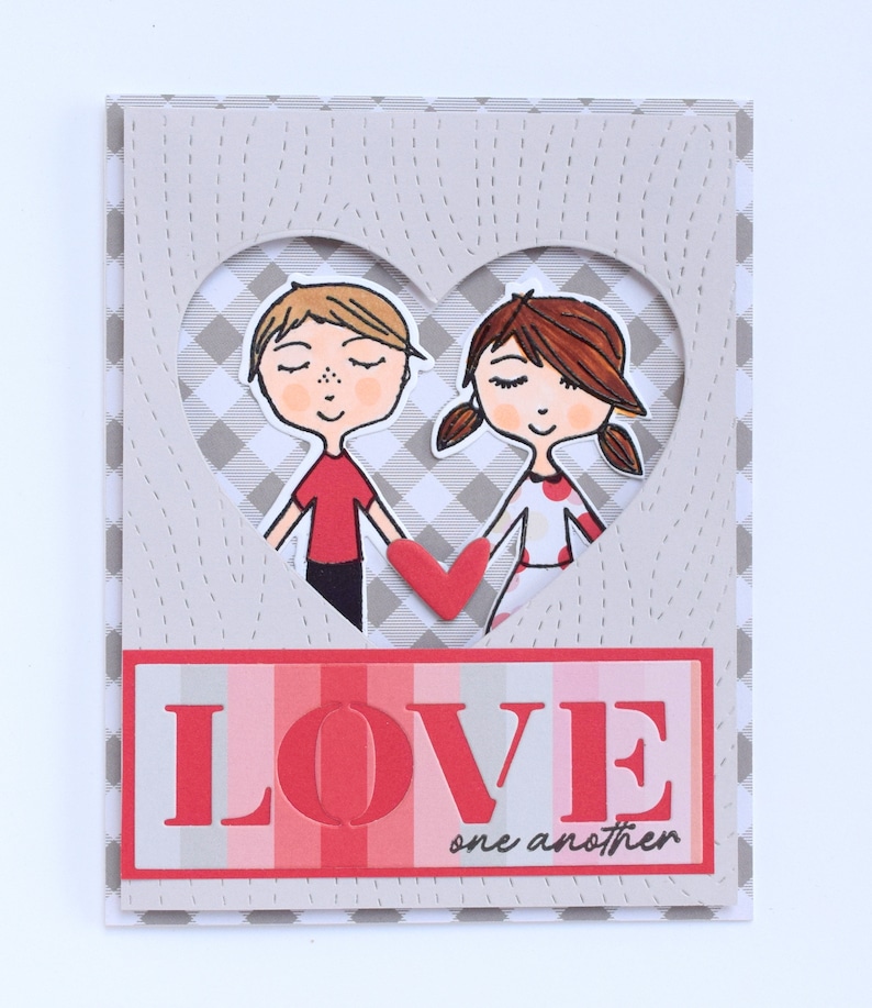 Kingston Crafts Love Collection Paper Dolls Stamps/Dies image 6