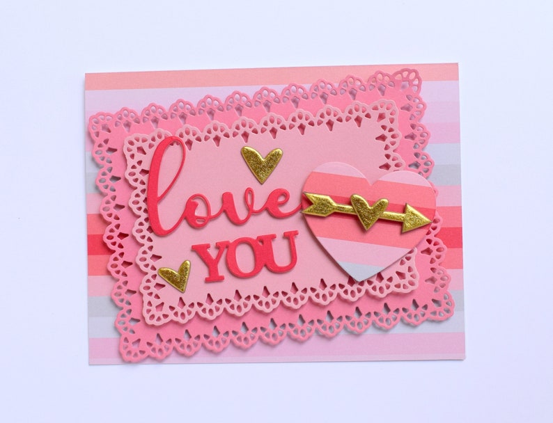 Kingston Crafts Hearts & Arrows Chipboard image 3