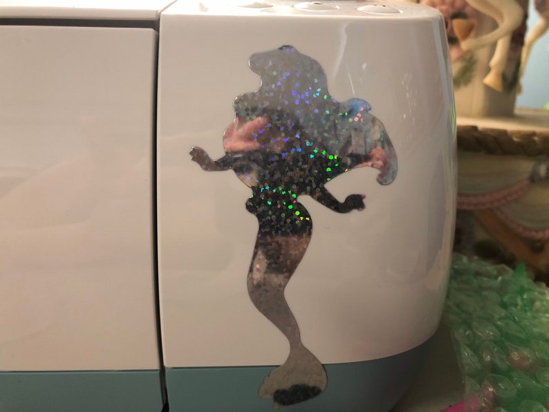 Holographic Little Mermaid Vinyl Sticker