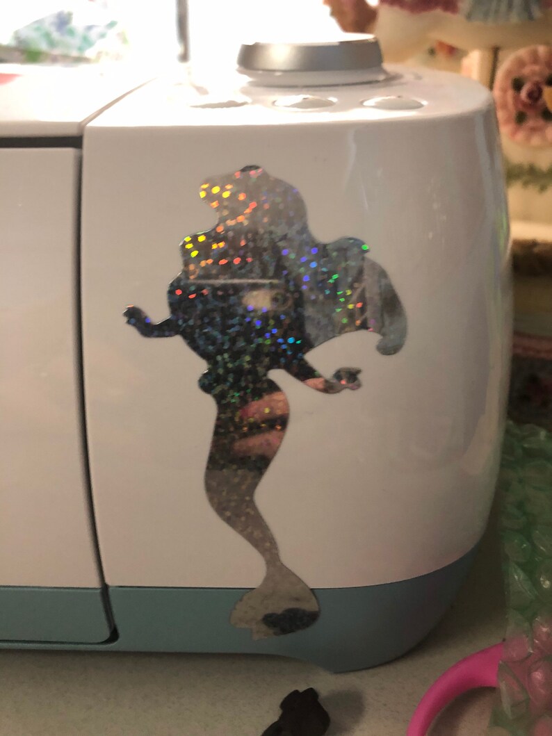Holographic Little Mermaid Vinyl Sticker