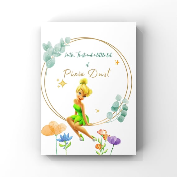Tinkerbell Watercolor Print Printable Wall Art Australia - Tinkerbell Home Decor Tinkerbell Watercolor Print Printable Wall Art Australia - Tinkerbell Home Decor