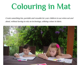 Reusable Colouring In Mat Tutorial