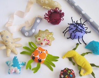 Rock Pool Catch Toy Sewing Tutorial