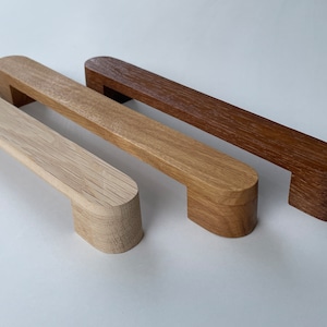 SW070 MM Modern Oaq Handles/Oaq Pulls/Cabinet Drawer/Wooden Handles