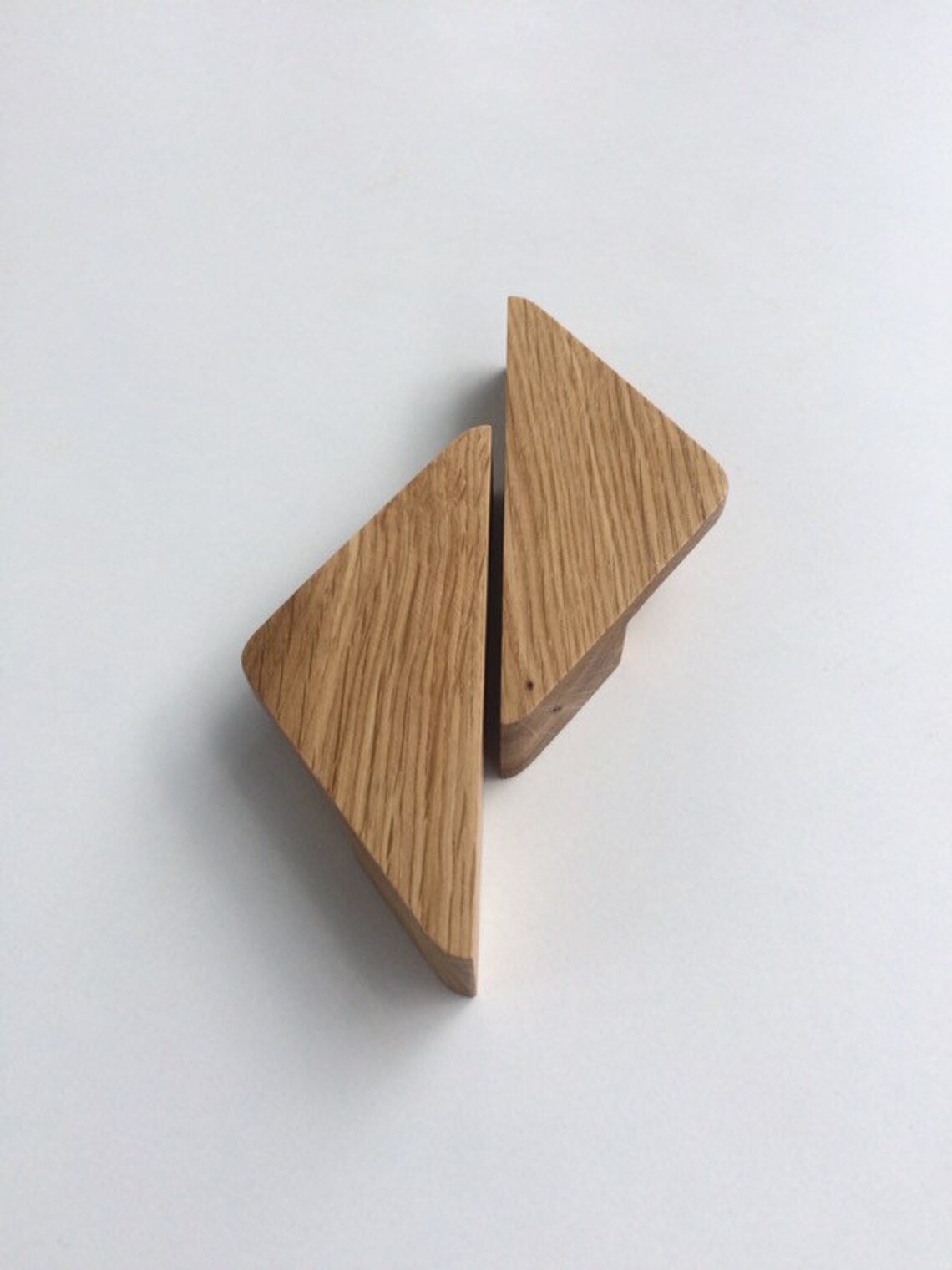 SW061 Triangle Handles/oaq Handles/cabinet Drawer/modern Wooden Handles ...